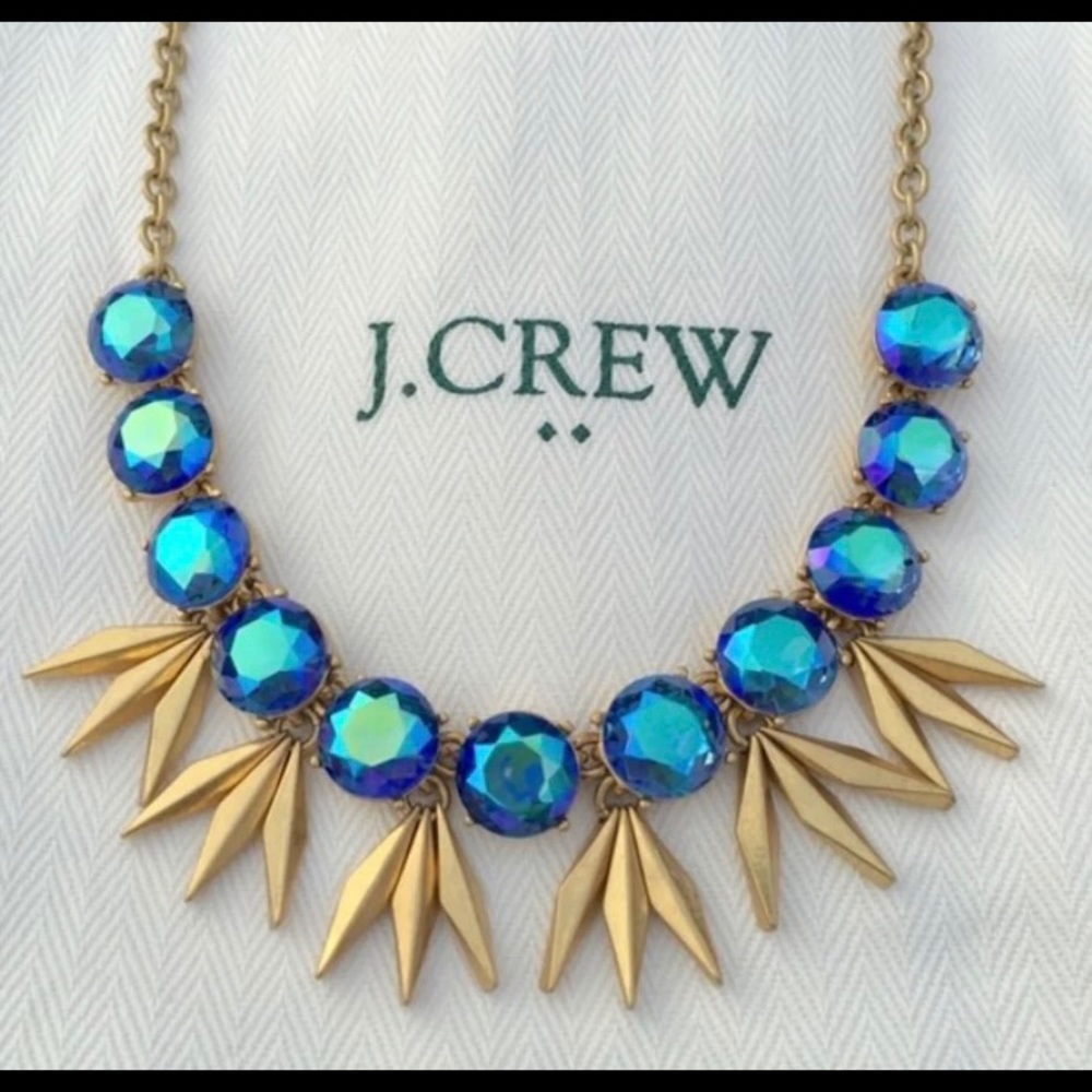 J. CREW Gold Tone Statement Necklace NWT!